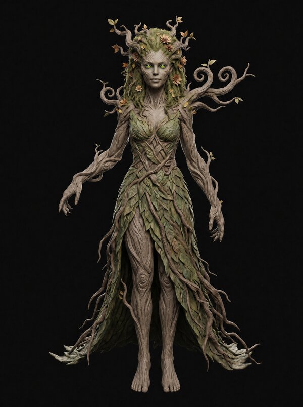 Half-Dryad of the living forest