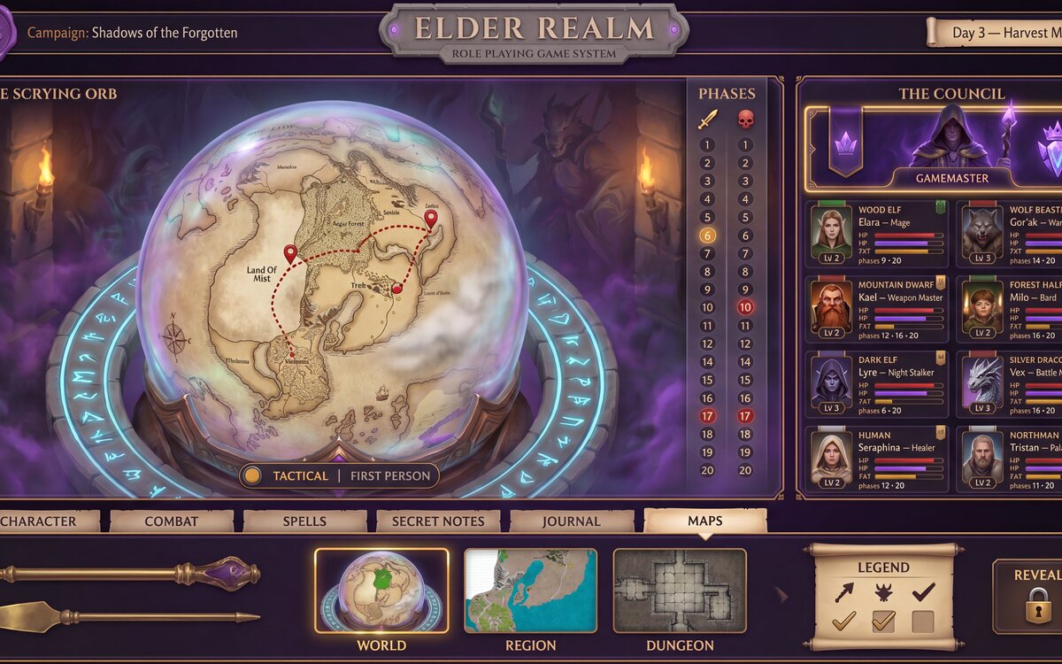 A calendar for Hextraas